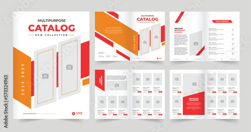 Catalog  or  catalogue design, a4 print ready catalog.