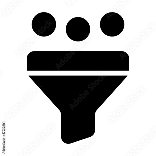 funnel solid icon