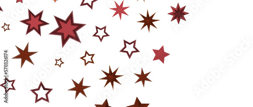 golden stars - in red © vegefox.com