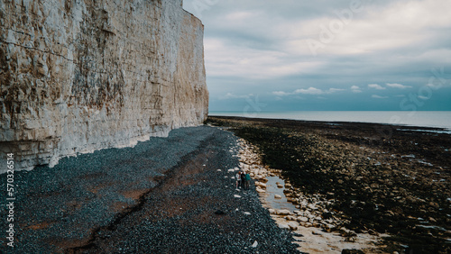 Seven Sisters Cliff, East Sussex, English Channel, United Kingdom photo