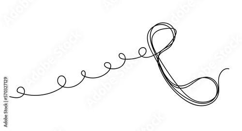 Phone line background. One line drawing background. Continuous line drawing of smartphone. Vector illustration.