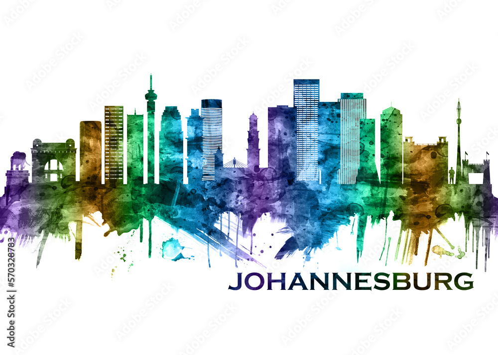 Obraz premium Johannesburg South Africa Skyline