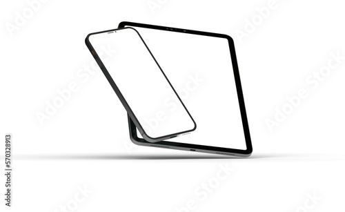 Photo Black tablet computer...