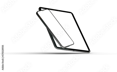 Photo Black tablet computer...