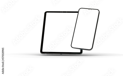 Photo Black tablet computer...
