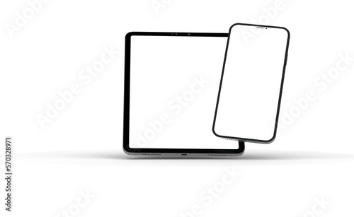 Photo Black tablet computer...