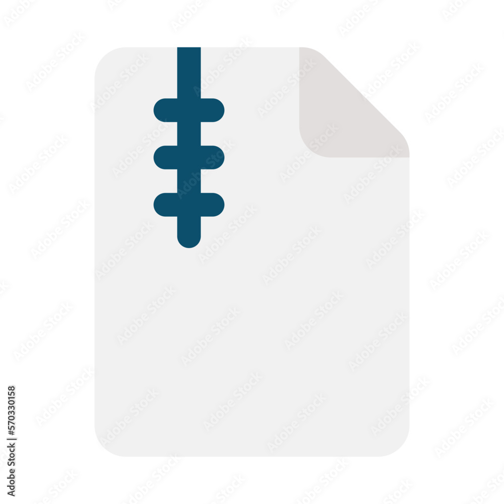 zip file flat design icon zip file flat design icon
