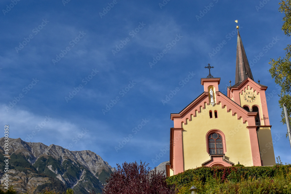 Beautiful church in the mountains. Mountain church. Church in mountains. Mountain church view Beautiful church in the mountains. Mountain church. Church in mountains. Mountain church view