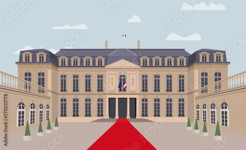 palais de l'Élysée, résidence présidentielle faubourg saint honoré
 photo