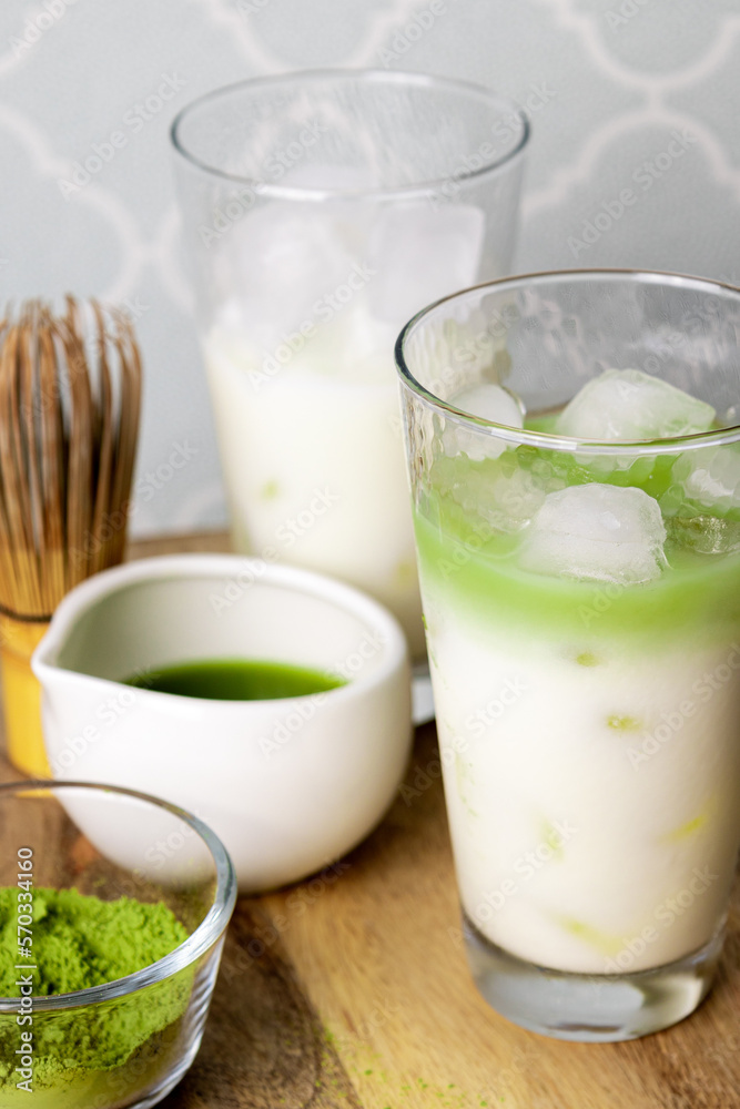 Ice Matcha Latte Ice Matcha Latte
