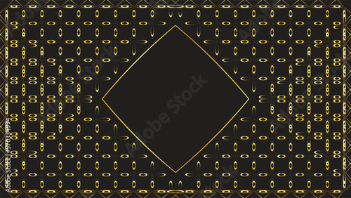 Abstract Gold and Black Background