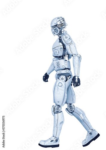 test machine in a normal walking