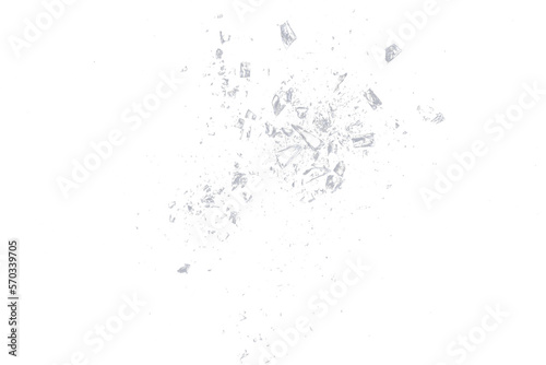 abstract broken glass particle