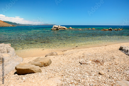 Sardegna, spiaggia solitaria nei pressi di Muravera, Italia, Europa  photo