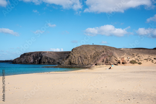 Papagayo beach Lanzarote, Canary Islands. 