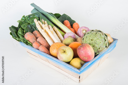 panier de légumes