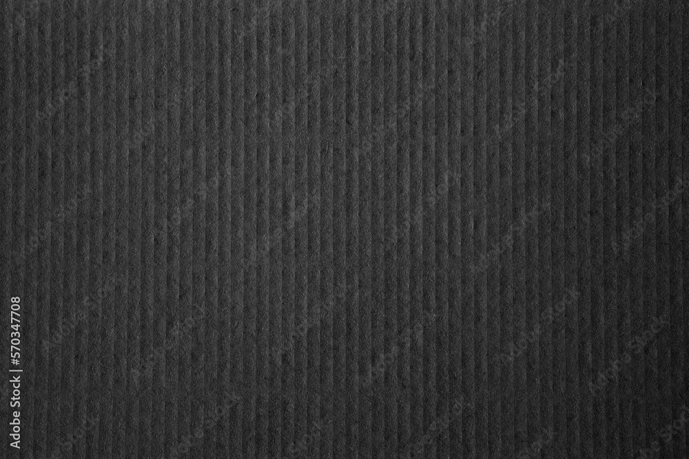 Fototapeta premium Black carton box kraft paper texture with lines