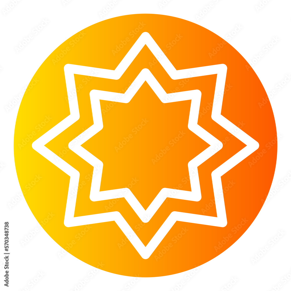 rub el hizb gradient icon