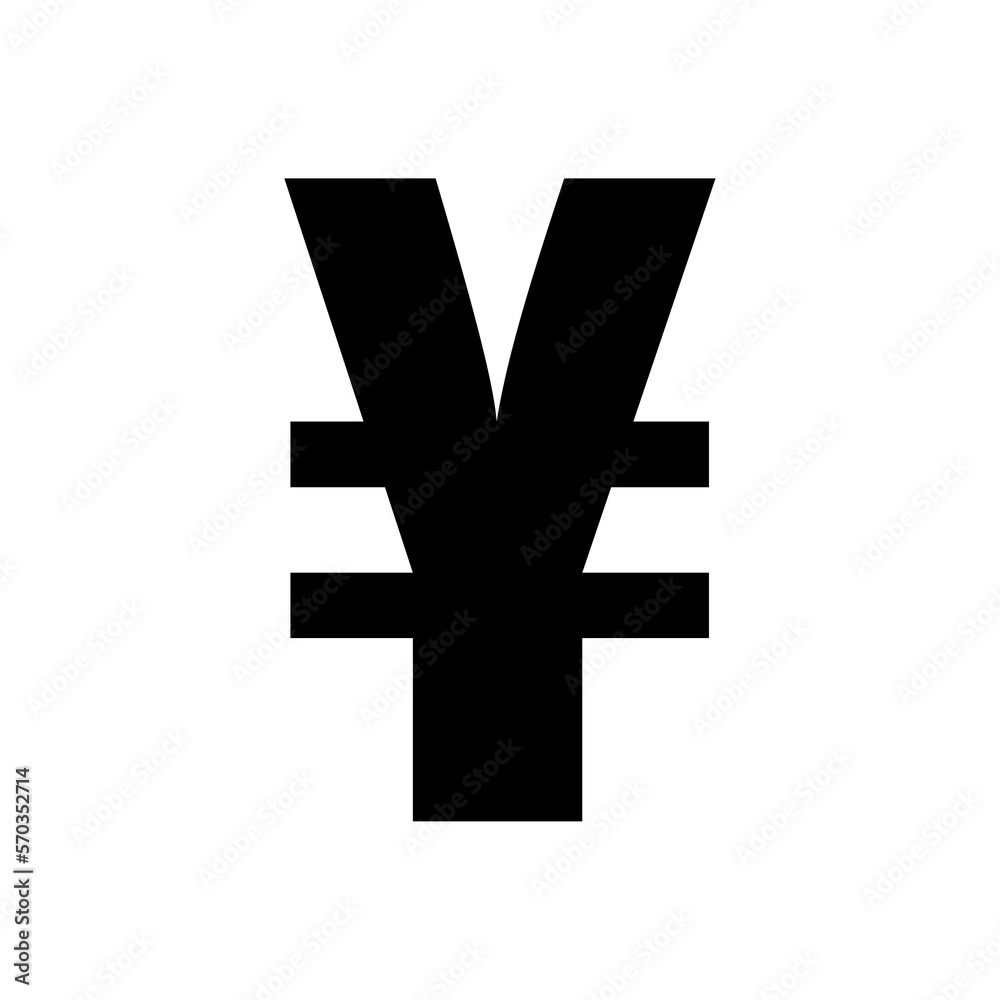 Fototapeta premium yen currency symbol