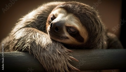 cute and funny lazy sloth