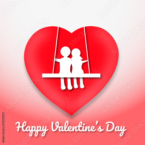 Happy valentine's Day Poster photo