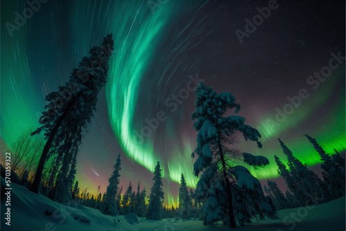 The Best Place to See the Auroras Swedish Lapland photo