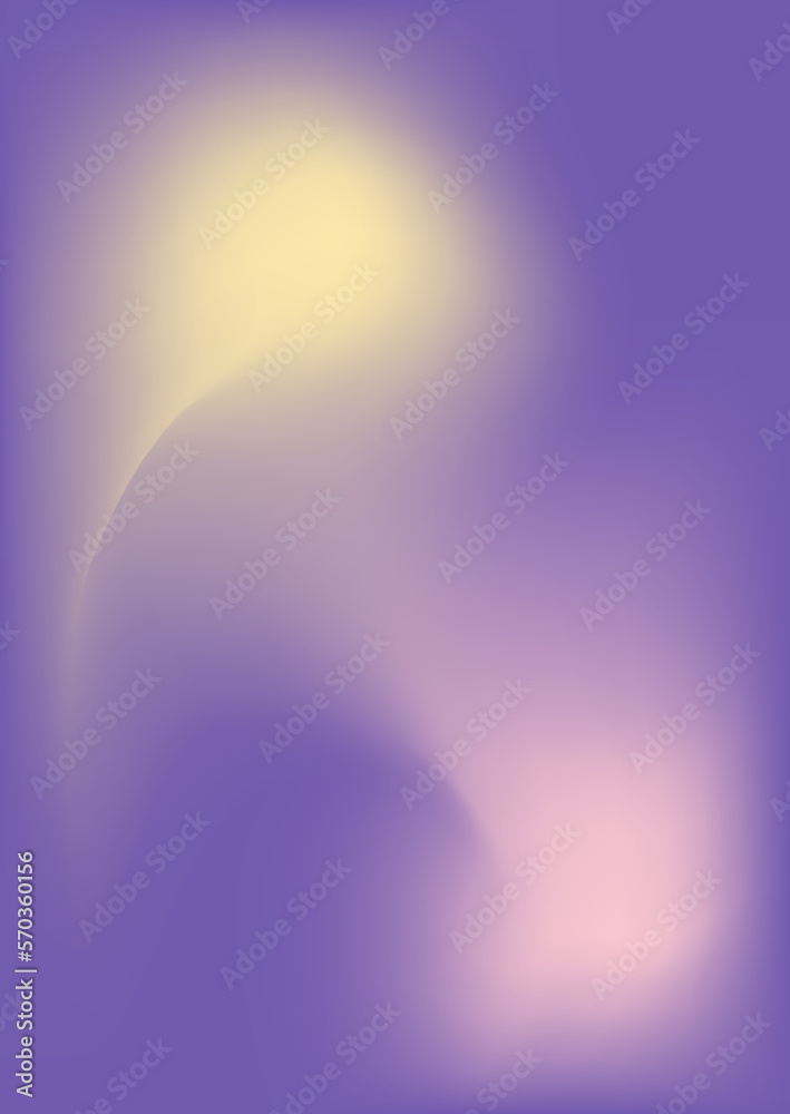 Gradient background in purple, yellow and pink. Abstract wallpaper in retro style is perfect for a cover, social networks or poster