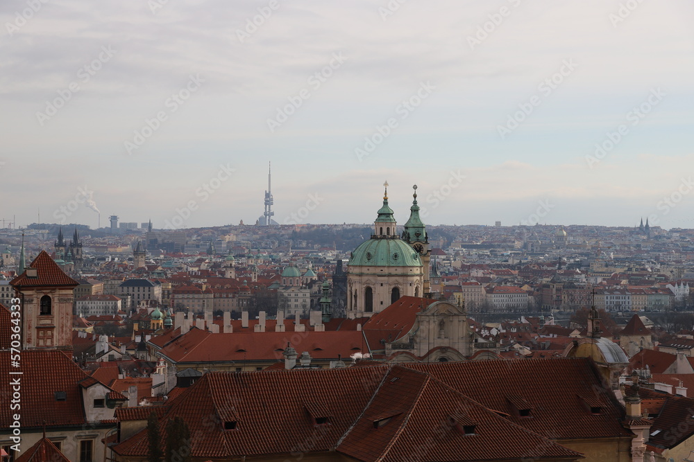 Vue du chateau de Prague