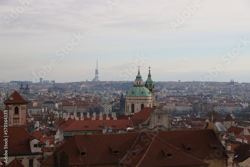 Vue du chateau de Prague