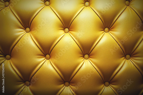 Golden leather pattern, generative ai