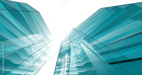 abstract architecture digital background 