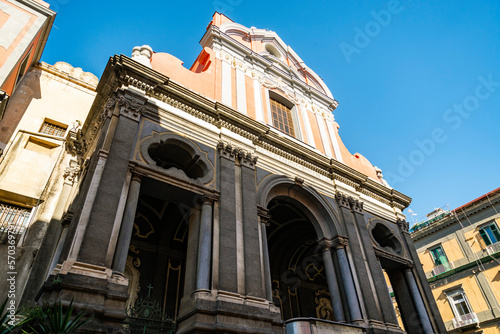 Church of San Giuseppe dei Ruffi in the historical center of Naples, Italy photo