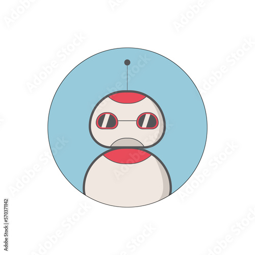 Ai artificial intelligence technology hi tech business icon. open Ai icon, smart bot, robot character on white background, Abstract, vector. design for chatbot, web banner, tech, wen site.  