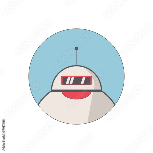 Ai artificial intelligence technology hi tech business icon. open Ai icon, smart bot, robot character on white background, Abstract, vector. design for chatbot, web banner, tech, wen site.  