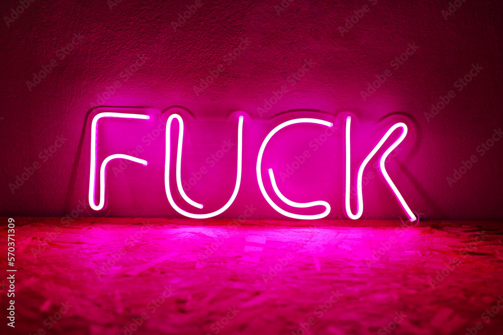 Pink neon sign fuck. Trendy style. Neon sign. Custom neon. Home decor. Pink neon sign fuck. Trendy style. Neon sign. Custom neon. Home decor.