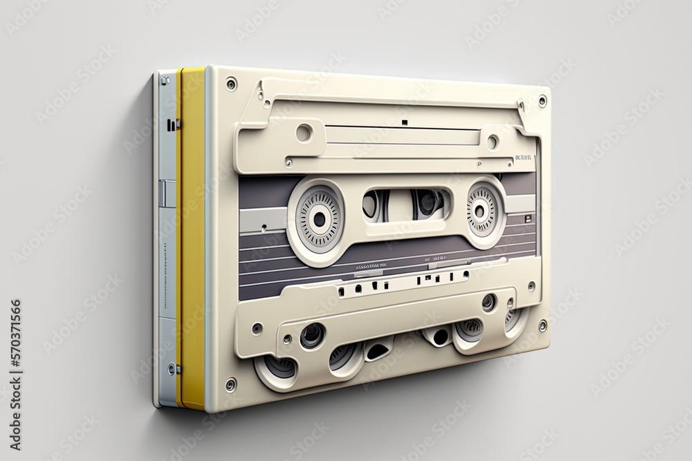 Obraz premium audio cassette isolated on white