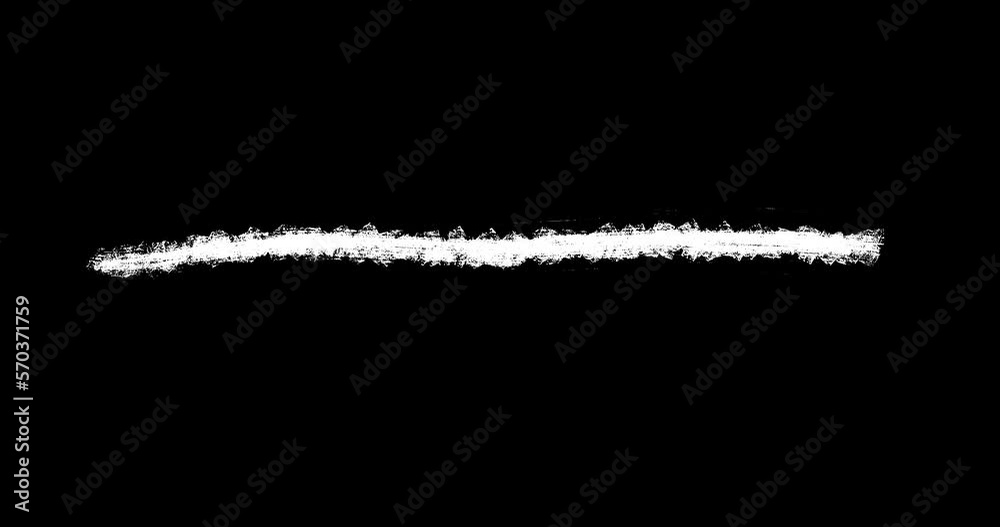 Pack of Animated Hand Drawn Lines and Scribbles Elements, Highlighter, Doodle marker for selecting text. Doodle loop animation with Alpha channel.