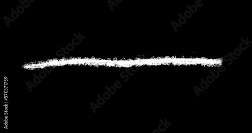 Pack of Animated Hand Drawn Lines and Scribbles Elements, Highlighter, Doodle marker for selecting text. Doodle loop animation with Alpha channel.