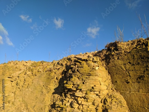 Magmatic rock outcrop