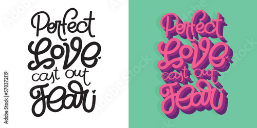 Cute hand drawn doodle lettering postcard, t-shirt design, mug print.