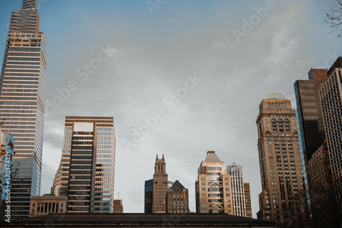 streets of new York city nyc sunsets bryant park Brooklyn bridge park building 