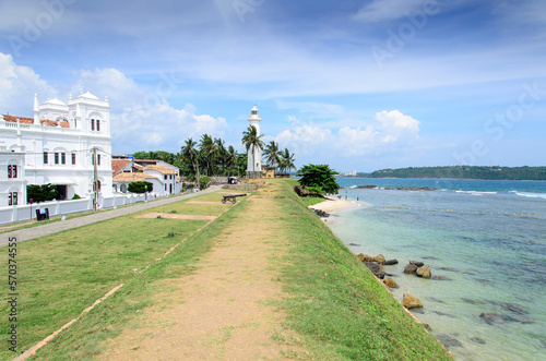 Obraz na płótnie Galle, a city in the south of Sri Lanka on a sunny day w salonie