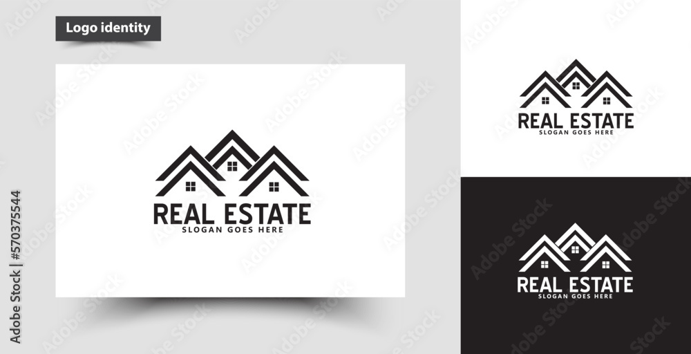 real estate company business logo modern minimalist eps 10 real estate company business logo modern minimalist eps 10