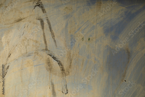Texture of dirty plastic. Wall after vandalism. Erased surface.