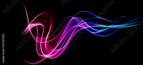 fantasy waves abstract background