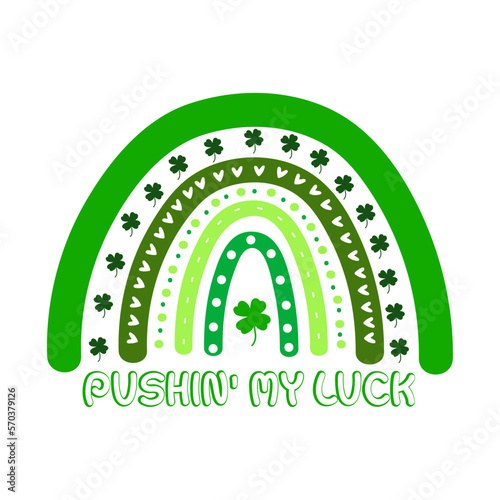 Pushin' my luck svg photo