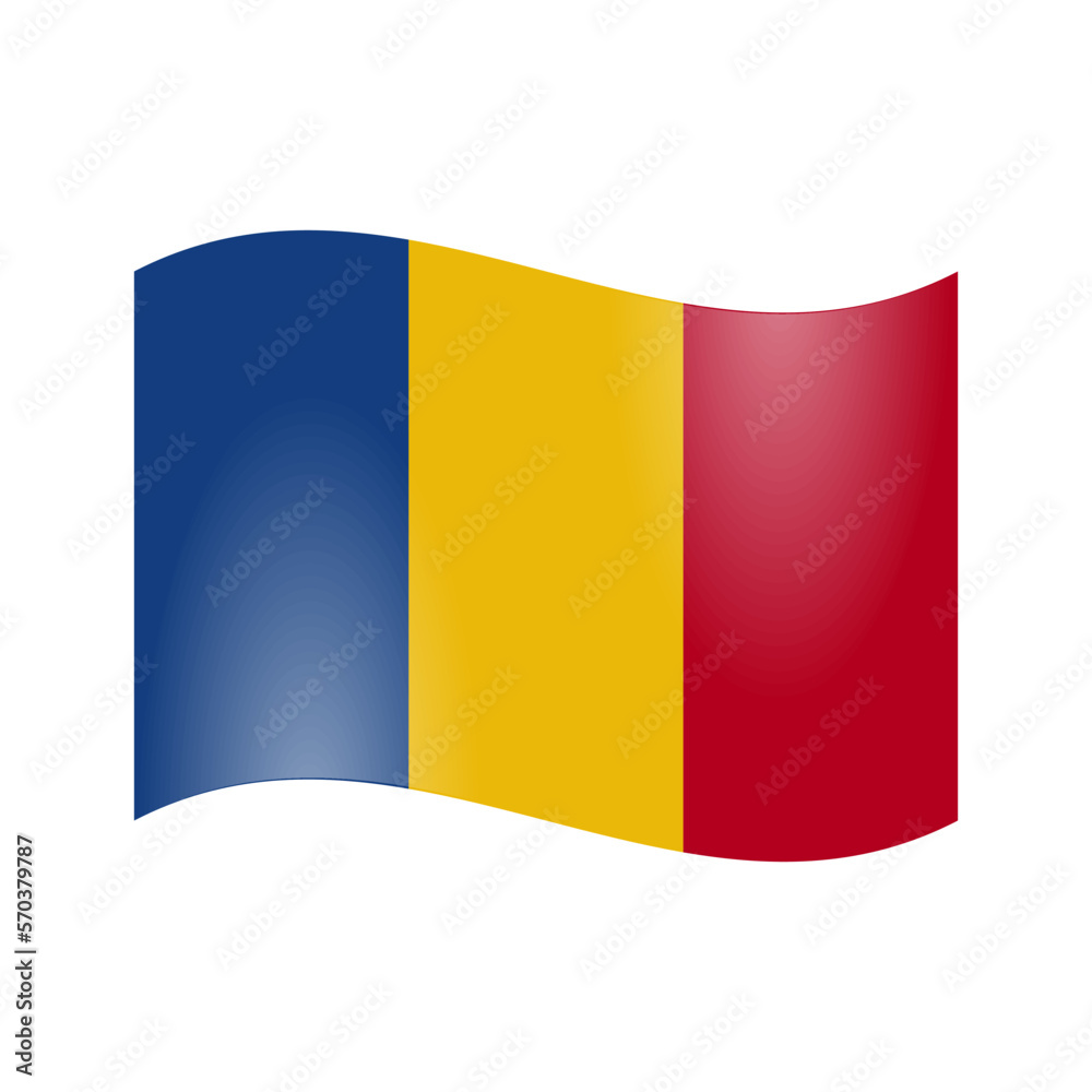 Fototapeta premium The national flag of Romania