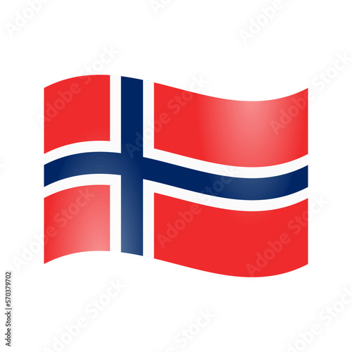 The national flag of Norway
