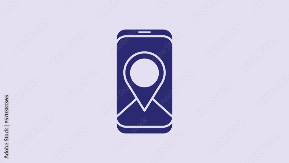 Blue Infographic of city map navigation icon isolated on purple background. Mobile App Interface concept design. Geolacation concept. 4K Video motion graphic animation Blue Infographic of city map navigation icon isolated on purple background. Mobile App Interface concept design. Geolacation concept. 4K Video motion graphic animation