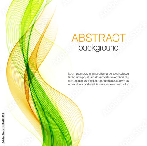 Abstract color waves background